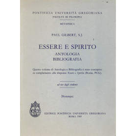 Essere e spirito. Antologia