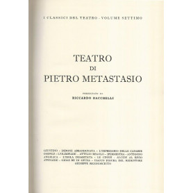 Teatro di Pietro Metastasio