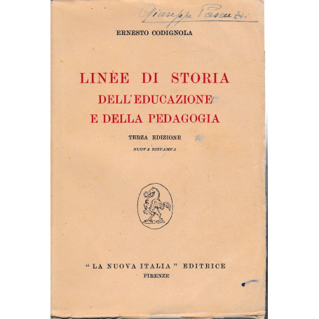 Linee di storia dell'educazione e della pedagogia
