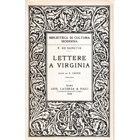 Lettere a Virginia edite da B. Croce (ristampa)