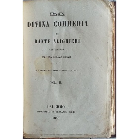 La Divina Commedia. Vol. II