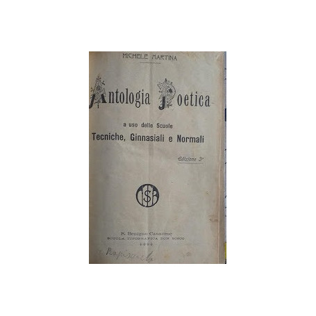 Antologia Poetica a uso delle scuole tecniche