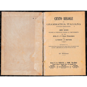 Cento regole di Grammatica Italiana
