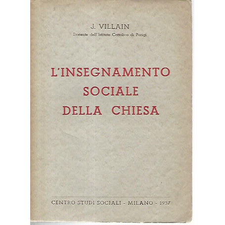 L'insegna sociale della chiesa