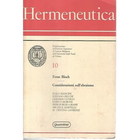 Considerazioni sull'ebraismo