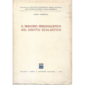 Il principio personalistico nel diritto scolastico