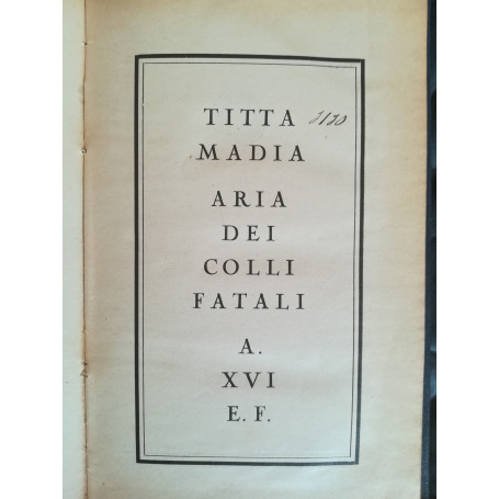 Aria dei colli fatali