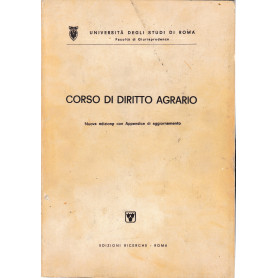 Corso di diritto agrario