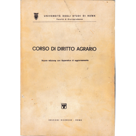 Corso di diritto agrario