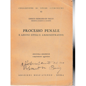 Processo Penale e azioni civili e amministrative