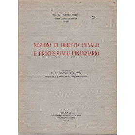 Nozioni di diritto penale e processuale finanziario