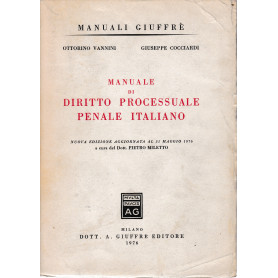 Manuale di diritto processuale penale italiano