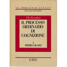 Il processo ordinario di cognizione. 1 primo grado