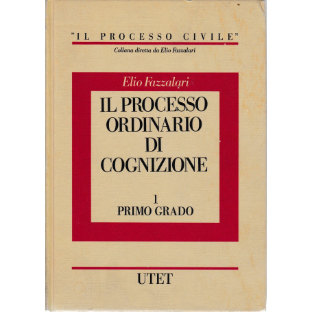 Il processo ordinario di cognizione. 1 primo grado
