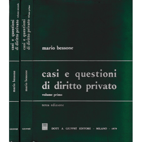 Casi e questioni di diritto privato. 2 volumi