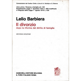 Il divorzio dopo la riforma del diritto di famiglia. Libro primo
