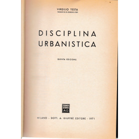 Disciplina urbanistica