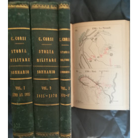 Storia militare. Sommario. I. II. II. IV (Tavole).