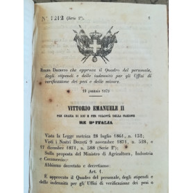 Raccolta Regi Decreti 1873