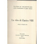 La vita di Enrico VIII. Storia in cinque atti