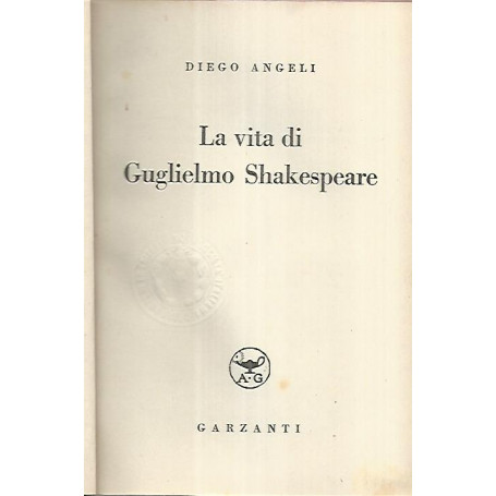 La vita di Guglielmo Shakespeare