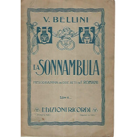 La sonnambula. Melodramma in due atti