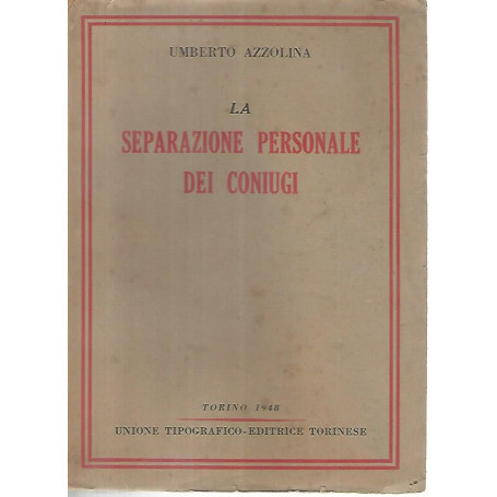La separazione consensuale dei coniugi