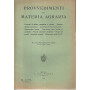 Provvedimenti in materia agraria