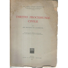 Diritto processuale civile. II del processo di cognizione