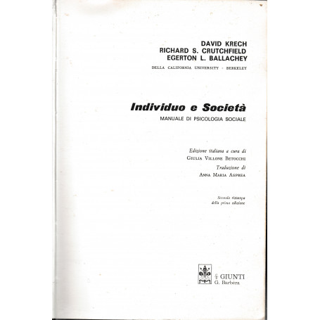 Individuo e società