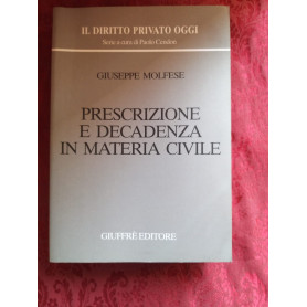 Prescrizione e decadenza in materia civile