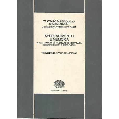 Apprendimento a memoria