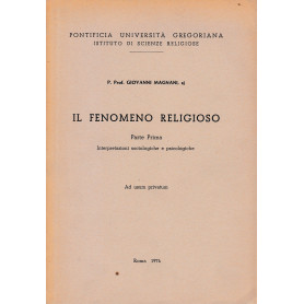 Il fenomeno religioso
