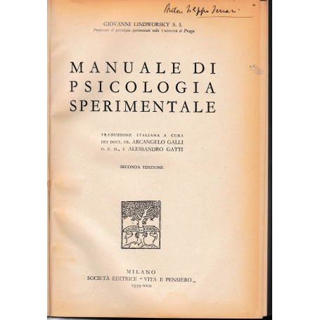 Manuale di psicologia sperimentale