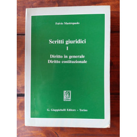 Scritti giuridici I