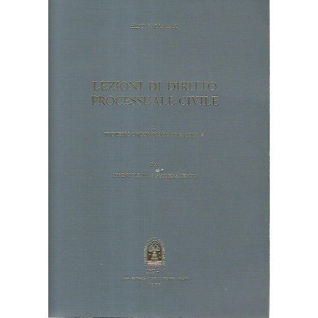 Lezioni di diritto processuale civile. I processo ordinario di cognizione