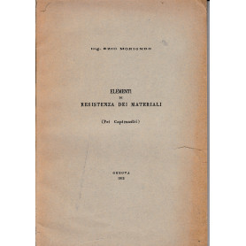 Elementi di resistenza dei materiali (pei capimastri)