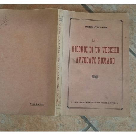 Dai ricordi di un vecchio avvocato romano