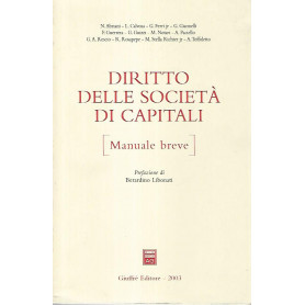 Diritto delle società di capitali. Manuale breve