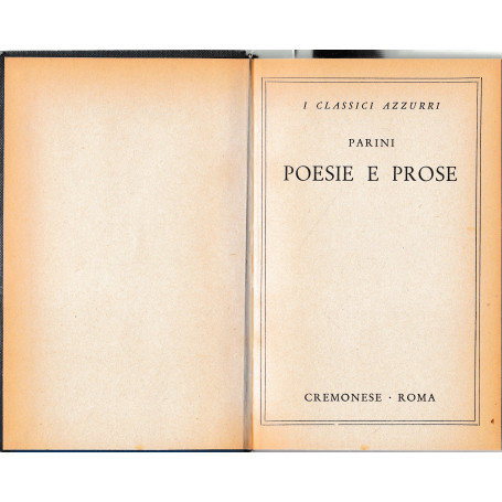 Poesie e prose