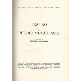 Teatro di Pietro Metastasio