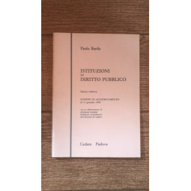 Istituzioni di diritto pubblico