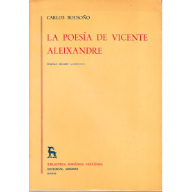 La poesìa de Vicente Aleixandre