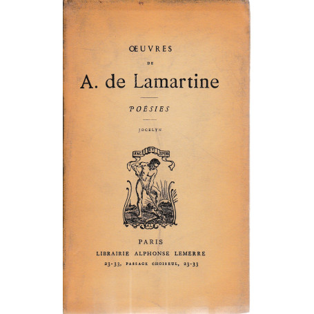 Oeuvres de A. de Lamartine