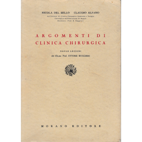 Argomenti di clinica chirurgica