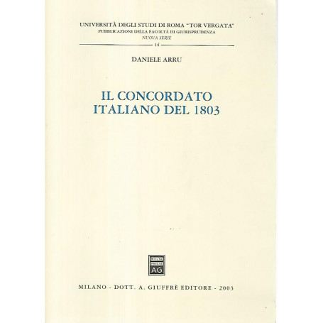 Il concordato italiano del 1803