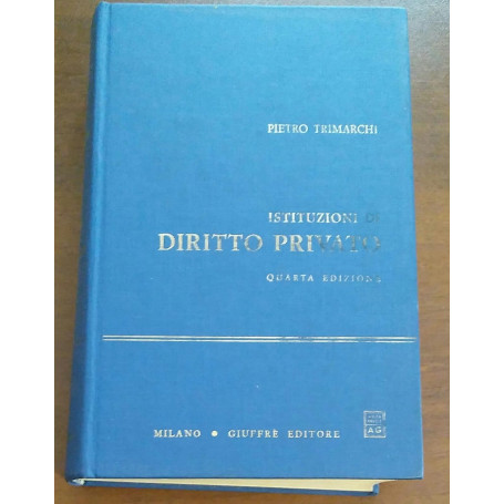 ISTITUZIONE DI DIRITTO PRIVATO