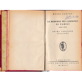 Le memorie dei carnefici di Parigi 1688-1843