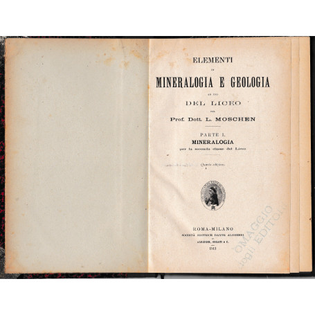Elementi di Mineralogia e Geologia