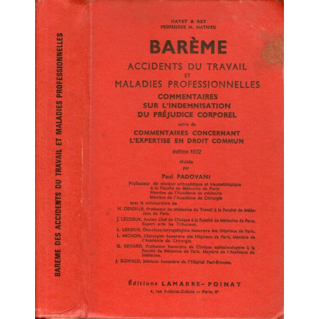 BARE'ME  accidents du travail et maladies professionnelles